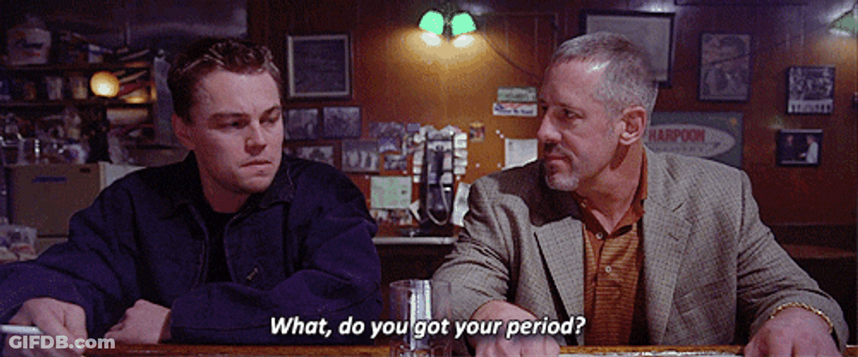 Departed Leonardo DiCaprio Got Period GIF