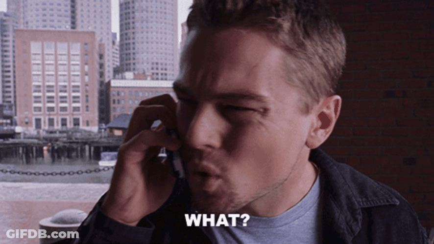 Departed Leonardo DiCaprio What GIF