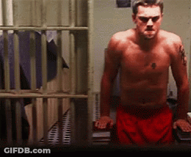 Departed Leonardo DiCaprio Working Out GIF