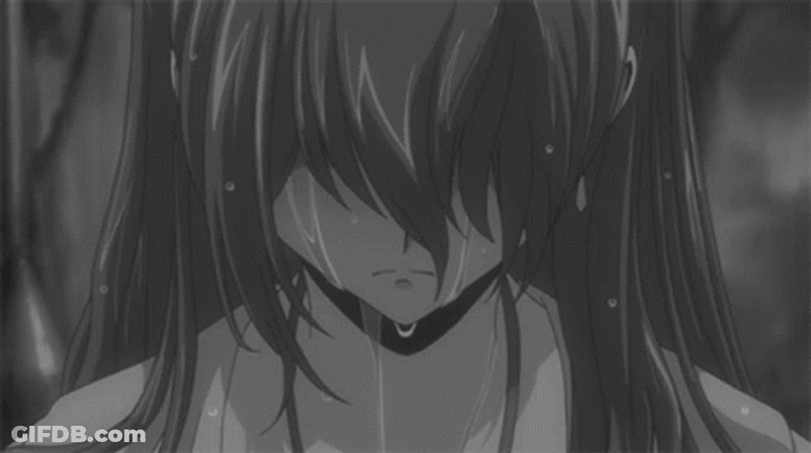 Depressed Anime Full Of Tears GIF