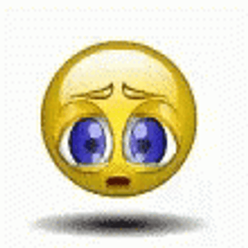 Depressed Crying Emoji GIF