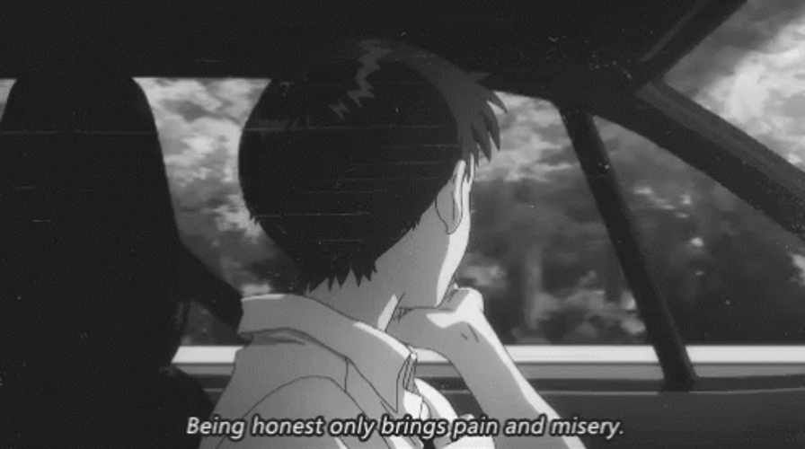 Depressed Honest Shinji Evangelion GIF