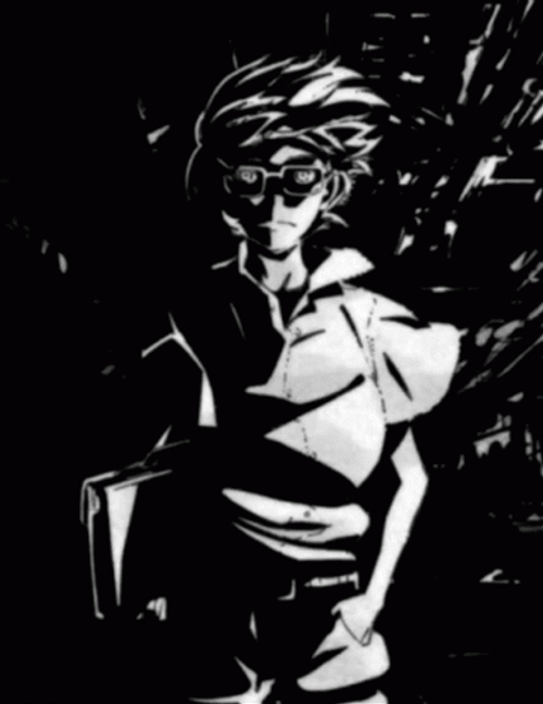 Depressed Sad Anime Black And White Mobile Art GIF