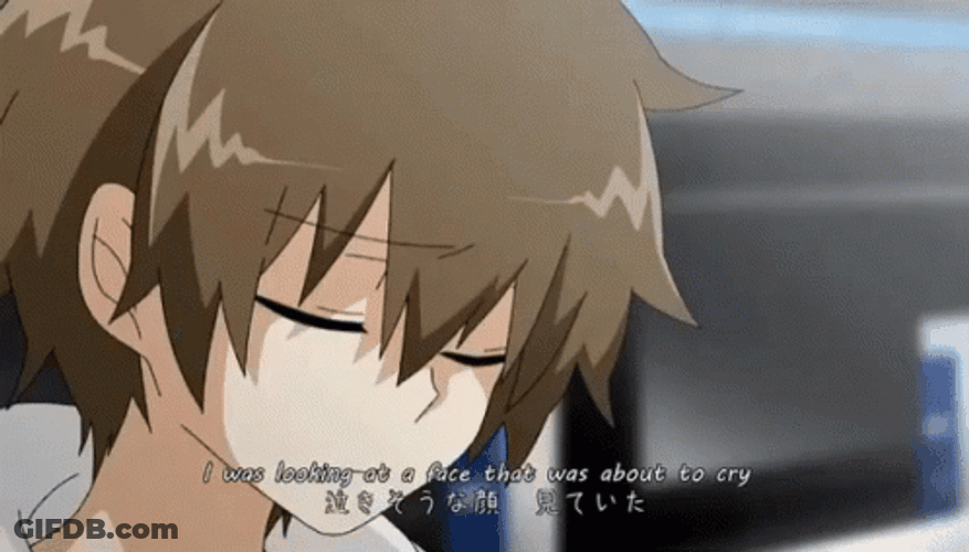 Depressed Sad Anime Boy Hibiya Amamiya GIF