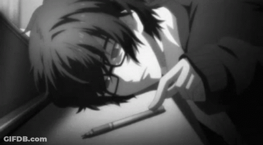 Depressed Sad Anime Boy In Pain GIF