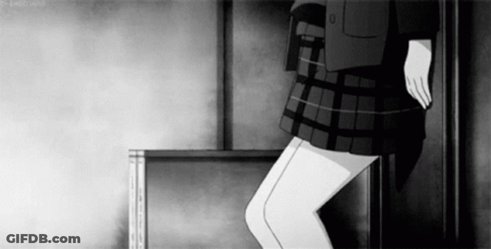 Depressed Sad Anime Drowning In Pain GIF