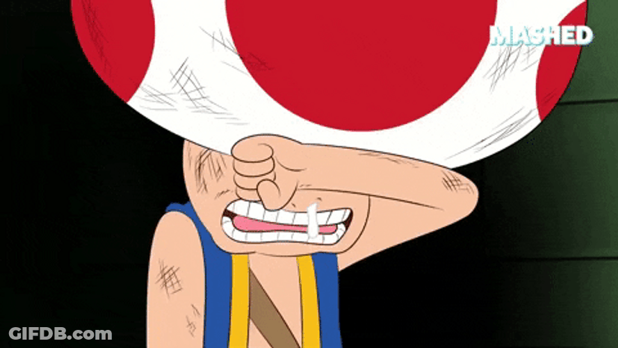 Depressed Sad Anime Super Mario GIF