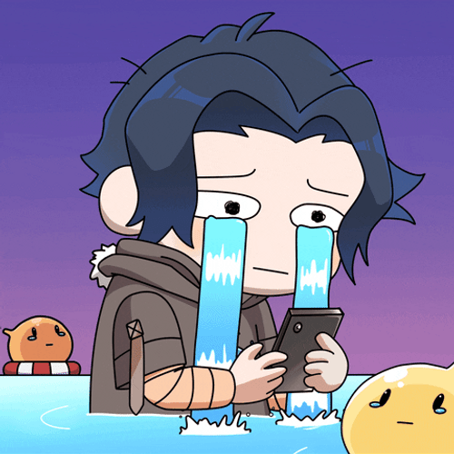 Depressed Sad Anime Weeping Sad News GIF