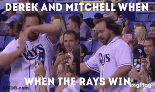 Derek And Mitchell When The Rays Win GIF