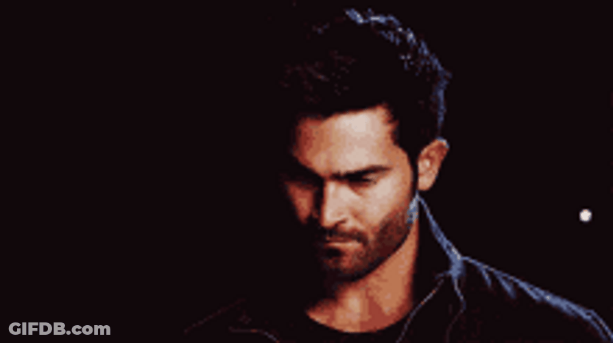 Derek Hale Looking In The Light GIF