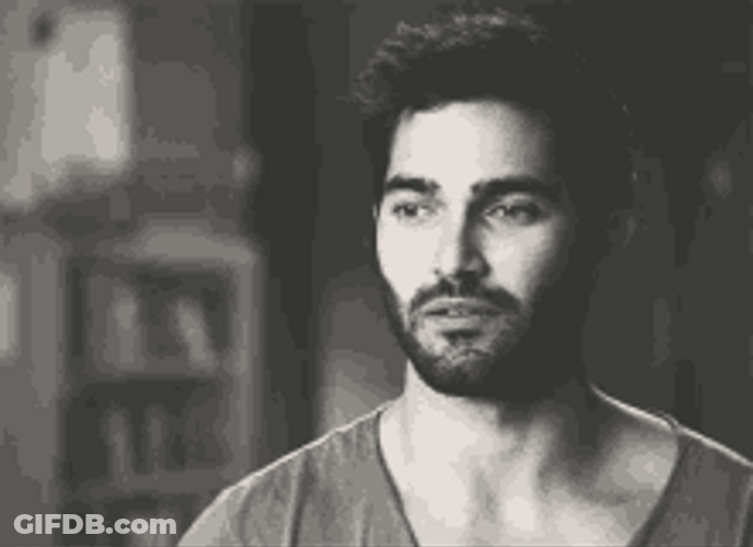 Derek Hale Realization Happy Smile GIF