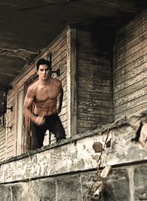 Derek Hale Running Jumping Athletic GIF