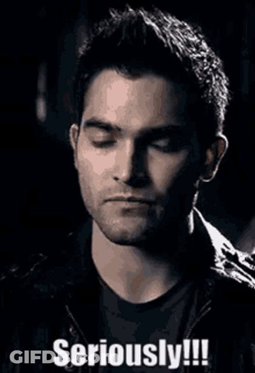 Derek Hale Seriously Frustrated Headache GIF