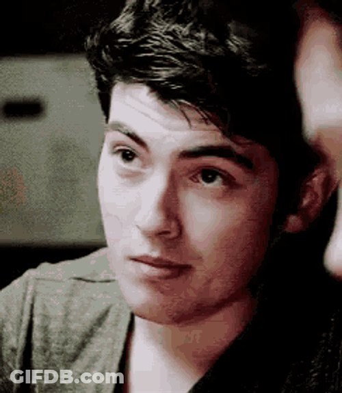 Derek Hale Shrug GIF
