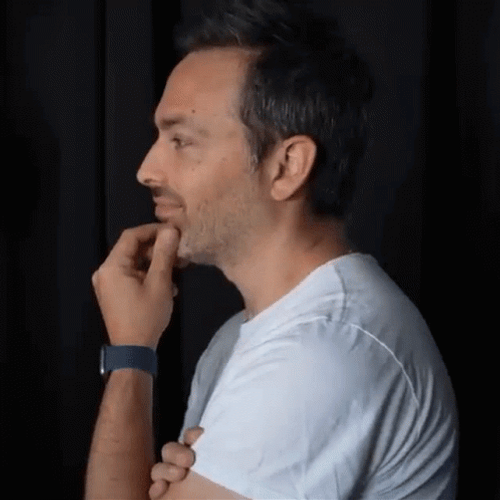 Derek Muller Thinking GIF