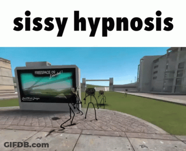 Derp Face Stick Man Sissy Hypnosis GIF