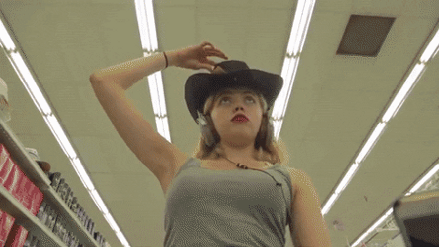 Derp Woman Dancing Washing Laundry GIF
