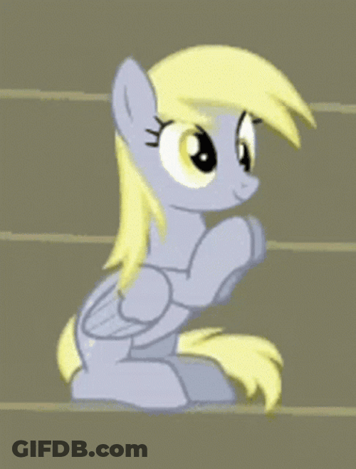 Derpy Hooves Clapping Mlp GIF
