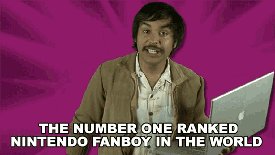 Derrick Acosta Nintendo Fanboy GIF