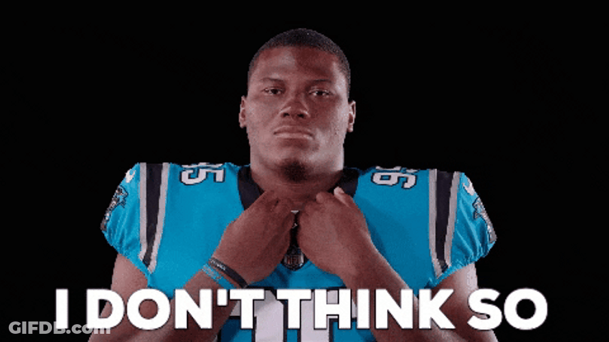 Derrick Brown I Don't Think So GIF