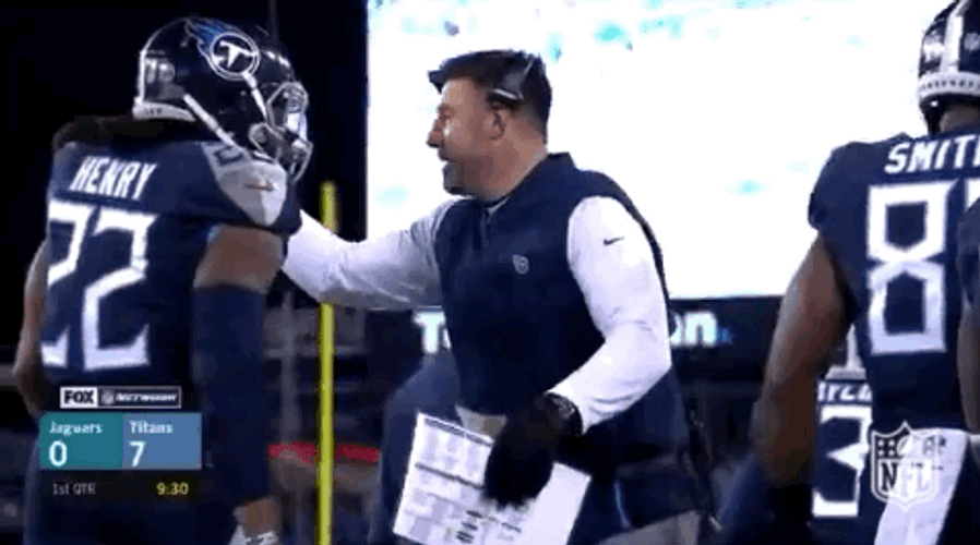 Derrick Henry NFL 2018 Hug GIF