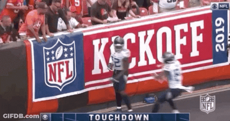 Derrick Henry Stiff Arm Touchdown GIF