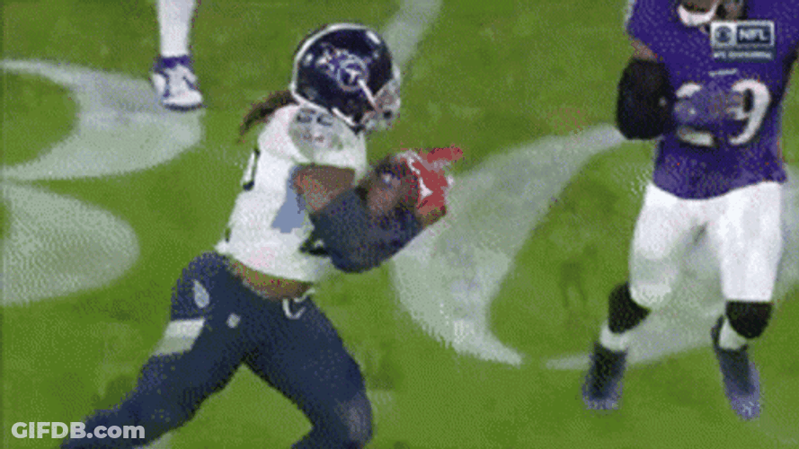 Derrick Henry Stiff Arm You Deserve It GIF