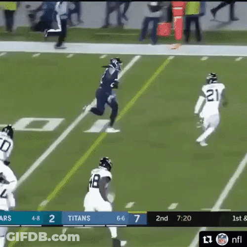 Derrick Henry Tennessee Titans Push GIF