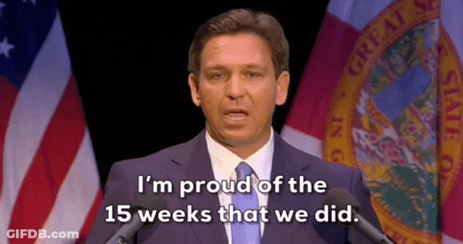 Desantis Being Proud GIF