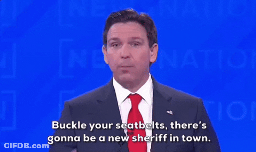 Desantis Buckle Your Seatbelt GIF
