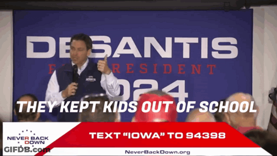 Desantis Campaign Speech GIF