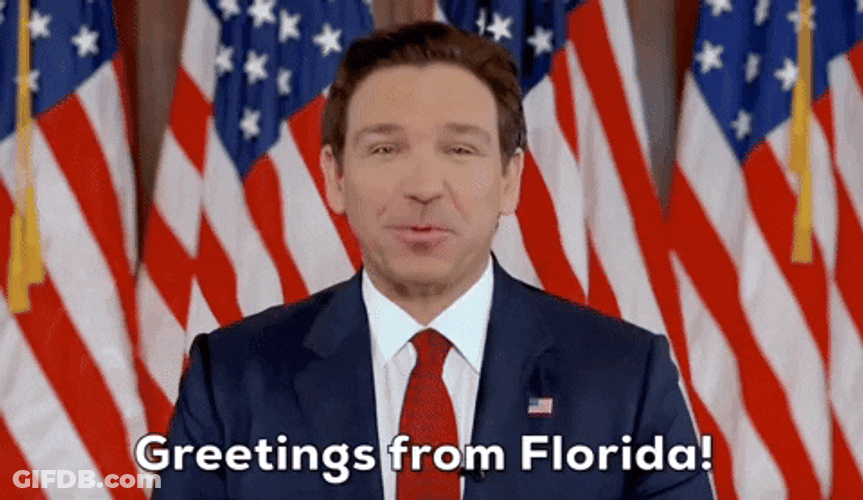 Desantis Greetings For Florida GIF