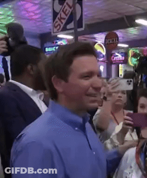 Desantis In An Arcade GIF