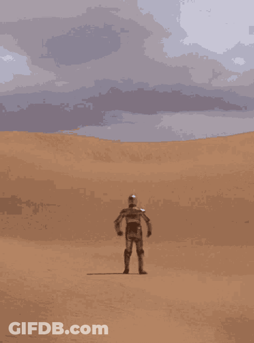 Desert C3po GIF