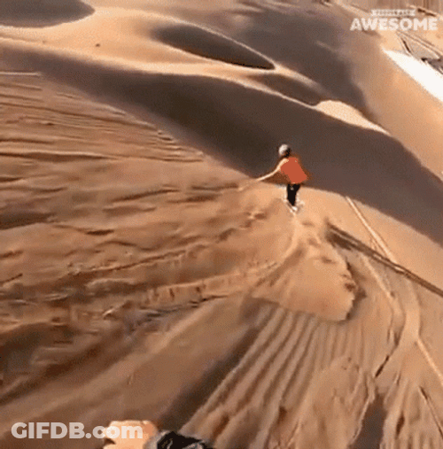 Desert Skating Day GIF