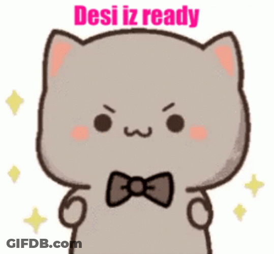 Desi Is Ready Peach And Goma GIF