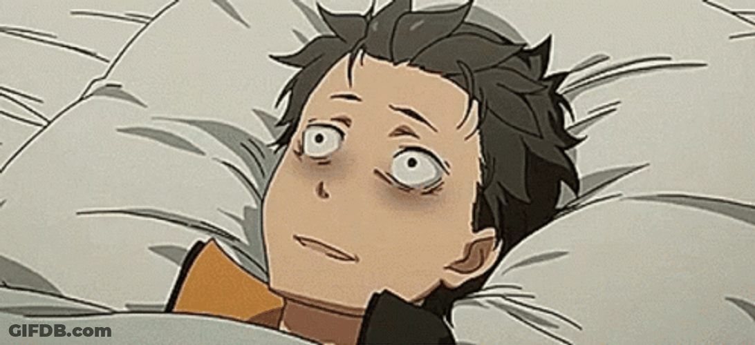 Despair Re Zero Natsuki Subaru In Bed GIF