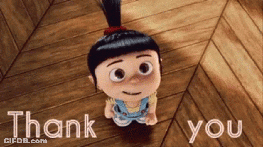 Despicable Me Agnes Thank You GIF