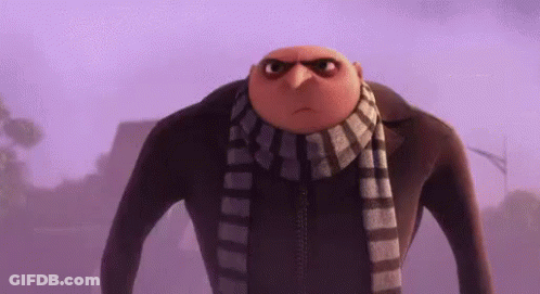 Despicable Me Character In Scarf And Jacket GIF