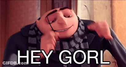 Despicable Me Character Saying Hey Gorl GIF