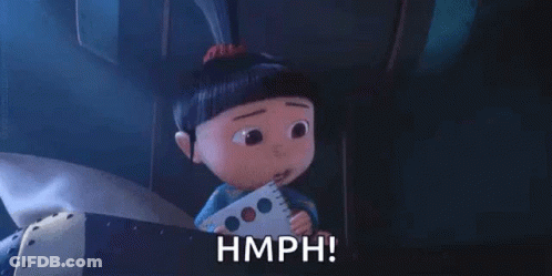 Despicable Me Character Saying Hmph GIF