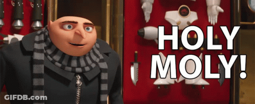 Despicable Me Character Saying Holy Moly GIF