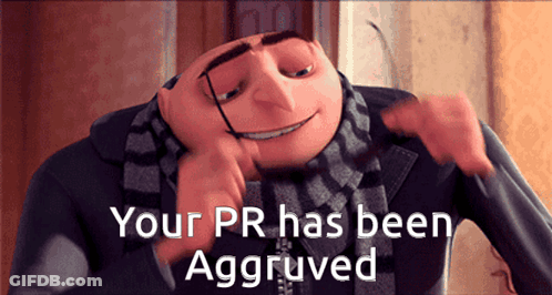 Despicable Me Character Saying Your PR Has Been Approved GIF