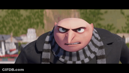 Despicable Me Character With Scarf GIF