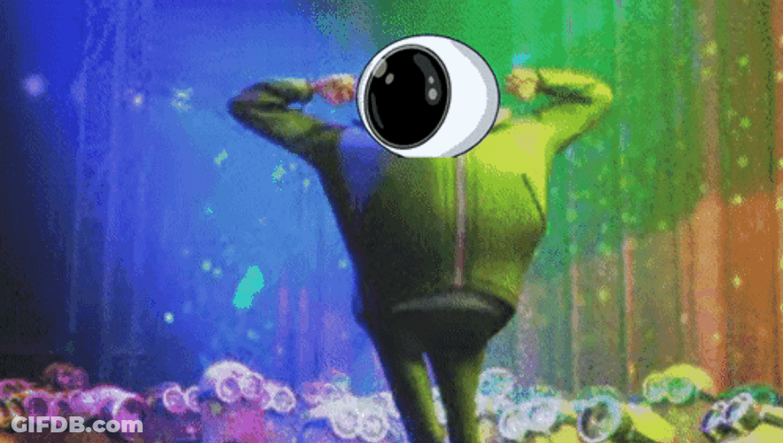 Despicable Me Dancing Gru With Eyeball As Head GIF