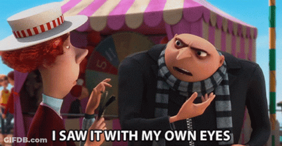 Despicable Me Felonius Gru Witness Me GIF