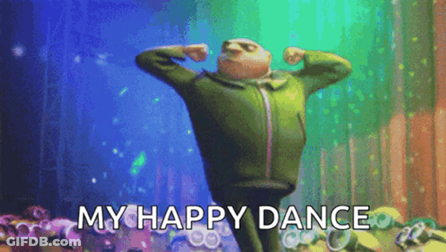 Despicable Me Gru Dancing My Happy Dance GIF