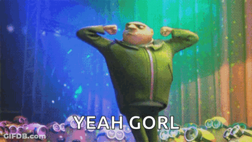 Despicable Me Gru Dancing Yeah Girl GIF
