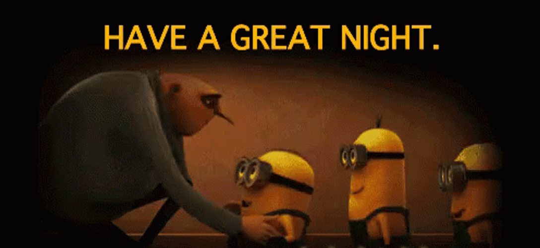 Despicable Me Gru Kisses Have A Great Night GIF