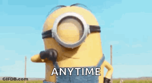 Despicable Me Minion Thumbs Up Anytime GIF